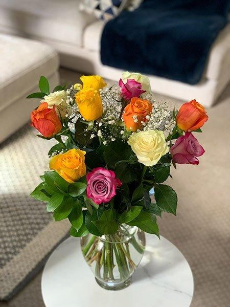 Bouquet de roses - Fleuriste Binette et filles - Montréal