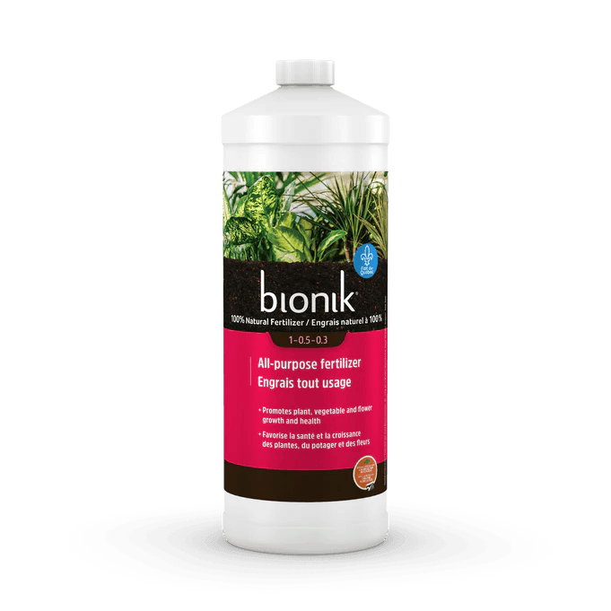 Engrais naturel Bionik - Fleuriste Binette et filles - Montréal Montréal
